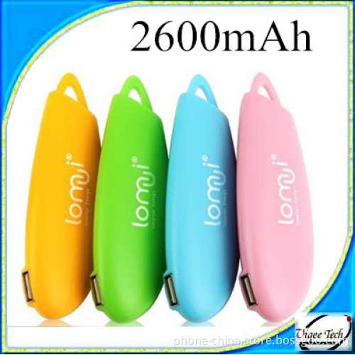 Portable 2600mAh Power Bank/Mobile Power Charger for Tablet PC Cellphone (VQ014)